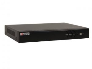 Видеорегистратор гибридный HD-TVI 16-канальный HiWatch DS-H216QP с технологией PoC
